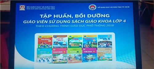 Tập huấn bồi dưỡng giáo viên sử dụng sách giáo khoa lớp 4 
Năm học 2023-2024